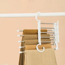 CabideFlex - Kit de Cabide Retrátil Organizador 5 em 1 Dobrável em Aço Inox